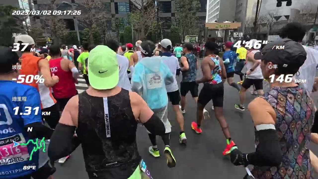 2025東京馬拉松 全程錄影
