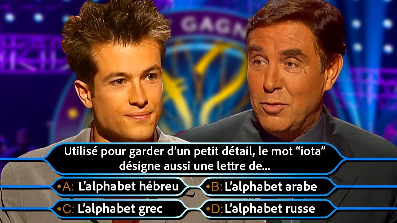 Qui Veut Gagner des Millions ? - Sebastien (p2), Xavier | 19-08-2002