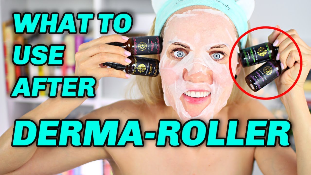 WHAT PRODUCT IS THE BEST TO BE USED WITH DERMAROLLER FOR BETTER RESULTS #DERMAROLLER
