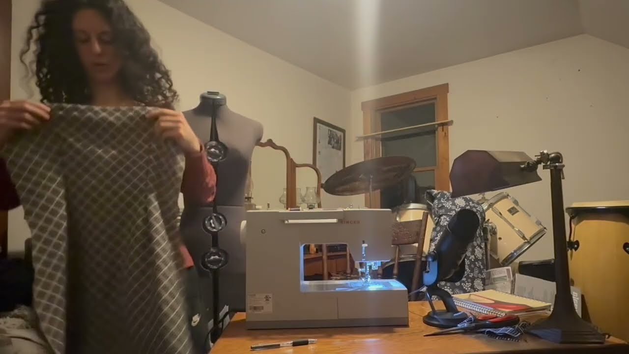 The Start of Sewing Dresses For S.H.E.D. Soundbath Segment