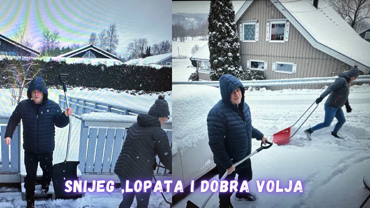 SNIJEG,LOPATA I DOBRA VOLJA!