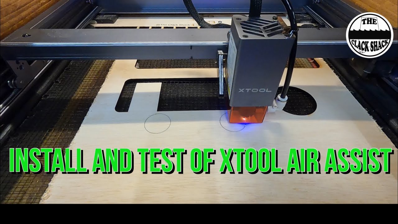 Install and test of XTool air assist (full video)