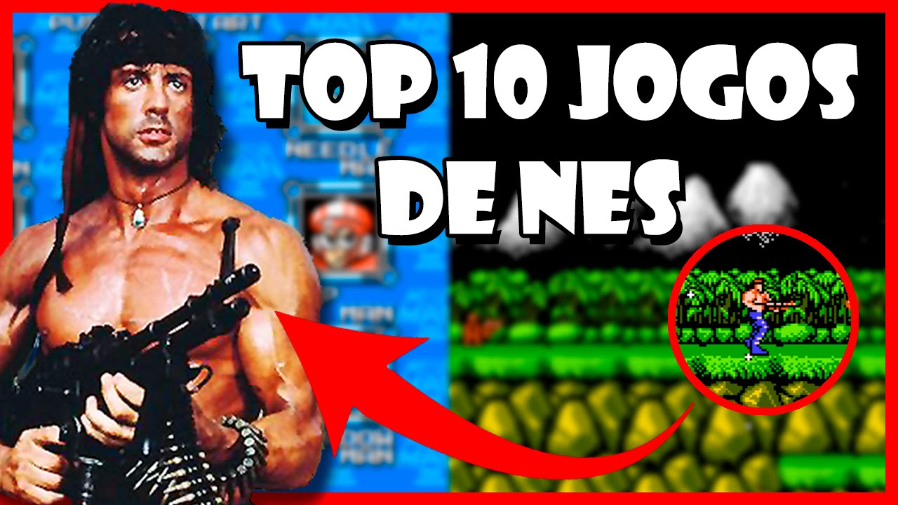 TOP 10 MELHORES JOGOS DE NES / Nintendinho / Nintendo 8 Bits (Games Antigos)