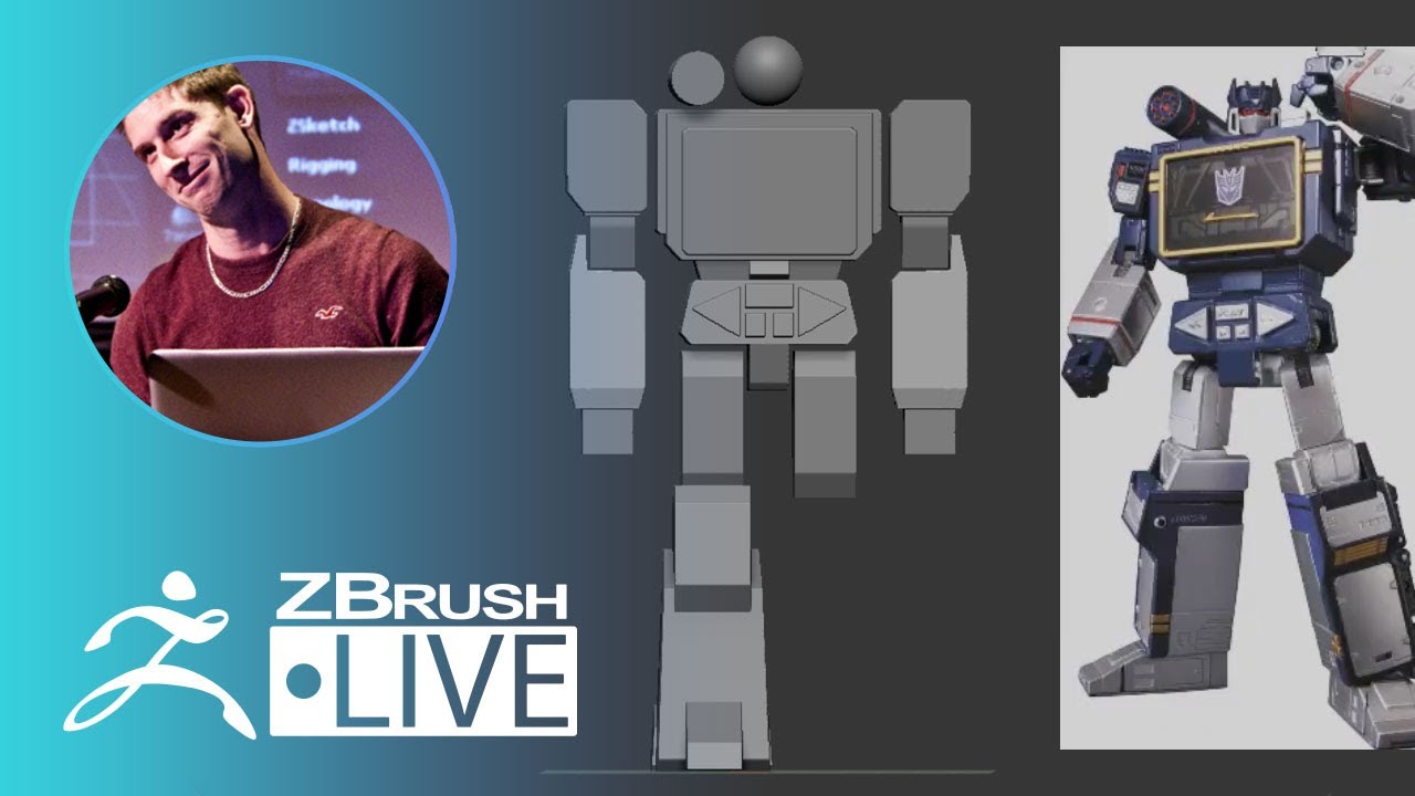 Block Out Soundwave from Transformers #withme! Did You Know That? LIVE - Pixologic Paul - Part 1