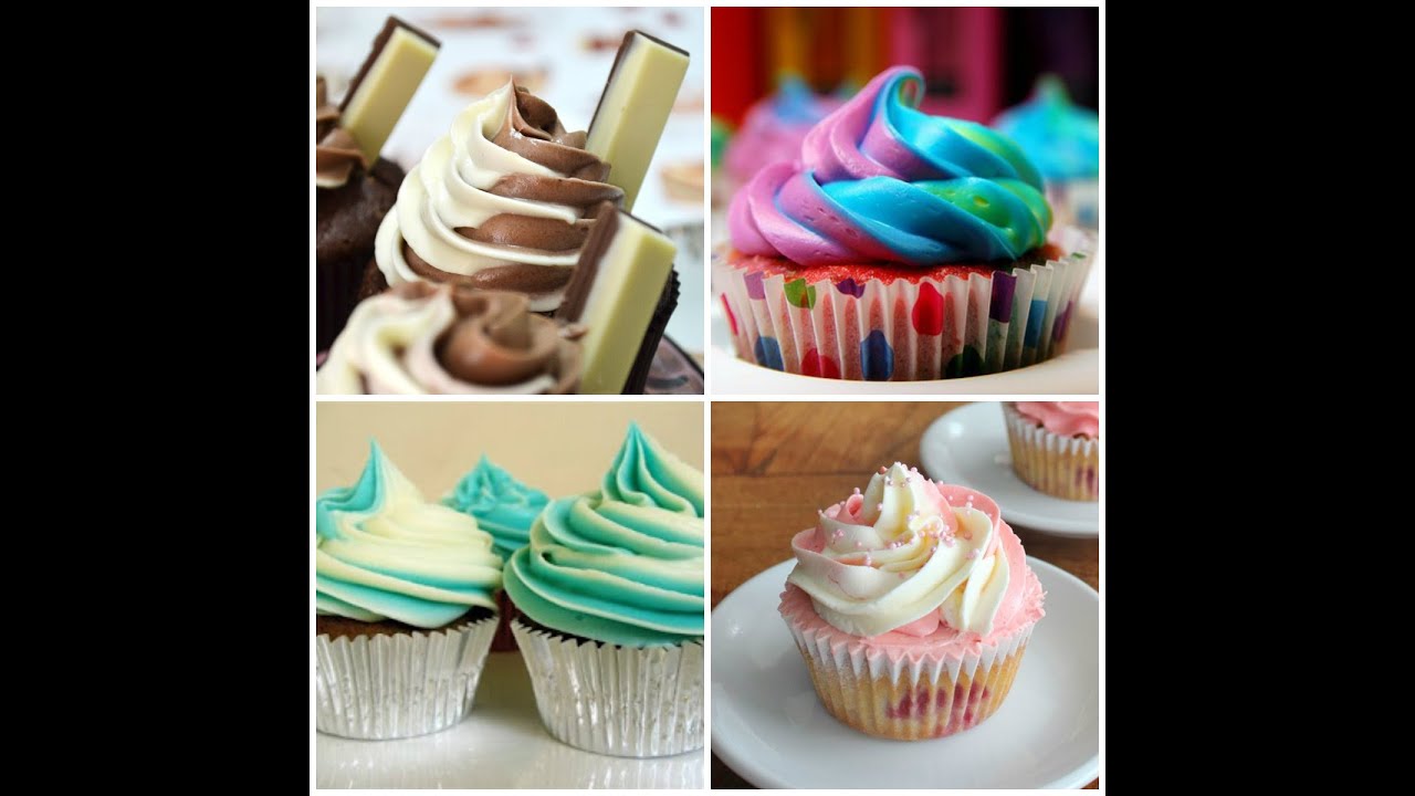 Cupcakes Decorados Con Crema De 2 Colores Muy Fácil - Madelin's Cakes