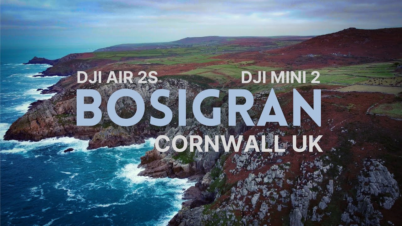 Bosigran / Cornwall / UK / DJI Air 2s / Mini 2 Drone Flight
