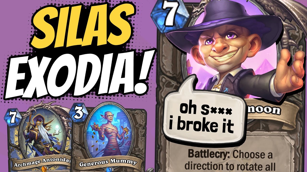 oh s*** it's back... EXODIA RETURNS WITH SILAS DARKMOON! | Darkmoon Faire | Hearthstone