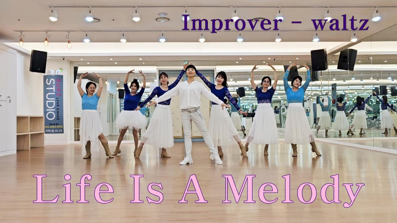 Life Is A Melody Line Dance (Improver - waltz)