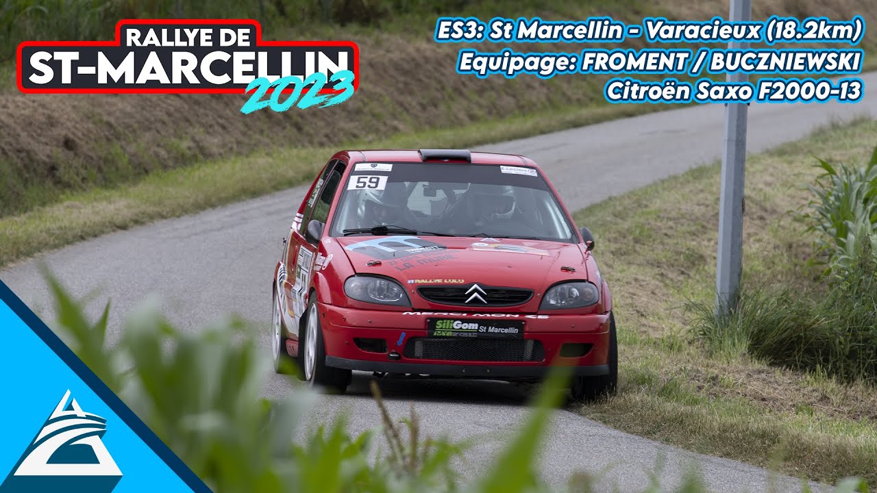OnBoard ES3 Varacieux | FROMENT - CHARLES | Citroen Saxo F213 | Rallye St Marcellin 2023 | Team G4E
