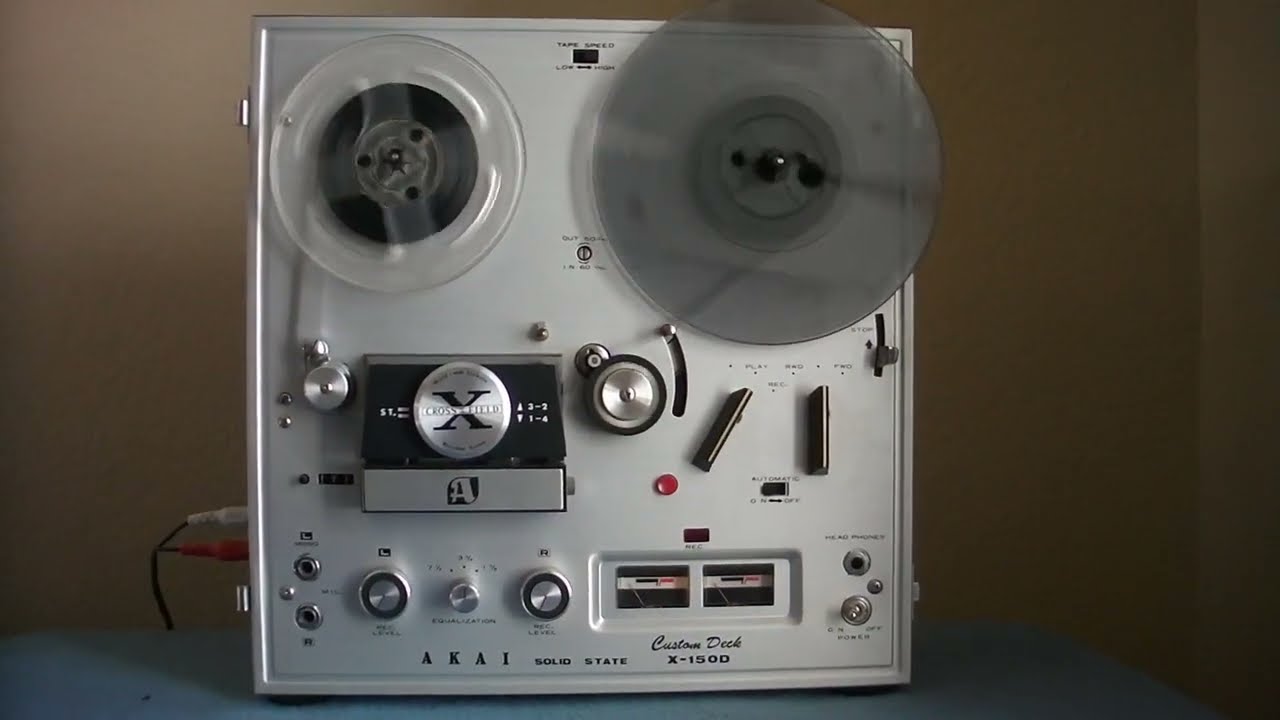 Akai X-150D Reel To Reel Cross Field Tape Recorder____________sn: 34509