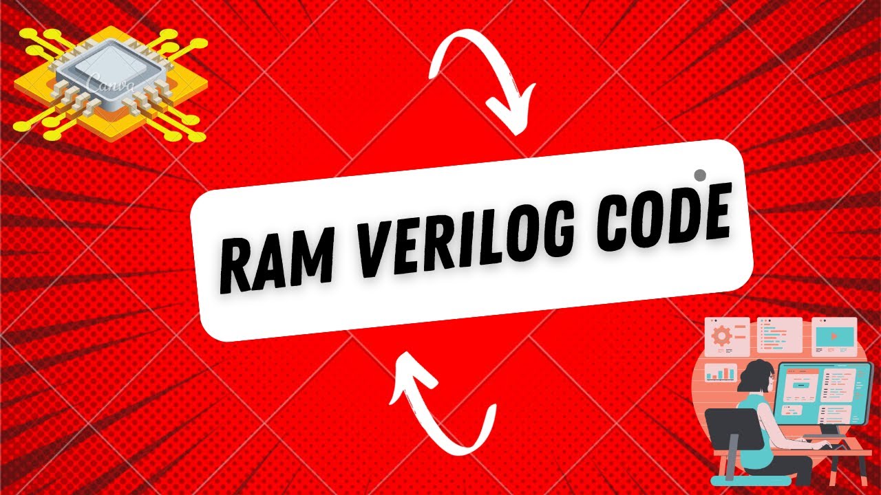 Random Access Memory (RAM )  #verilog  #code