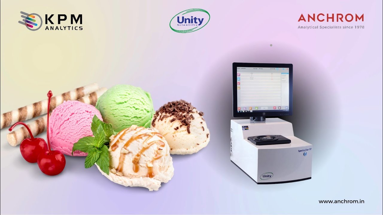 Ice-Cream Analysis | Unity SpectraStar NIR | Anchrom
