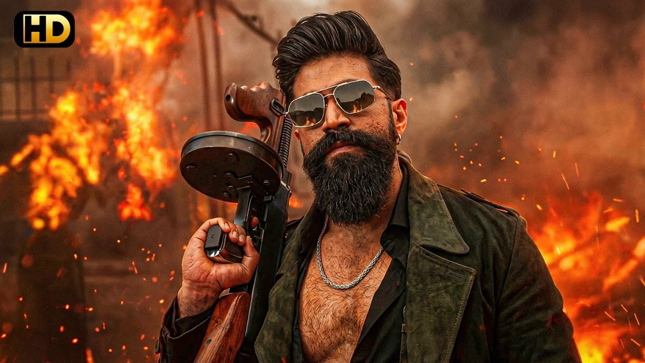 Rocky Bhai Yash New Movie Superhit (HD) Blockbuster South Indian Hindi Dubbed Action Movie || #love
