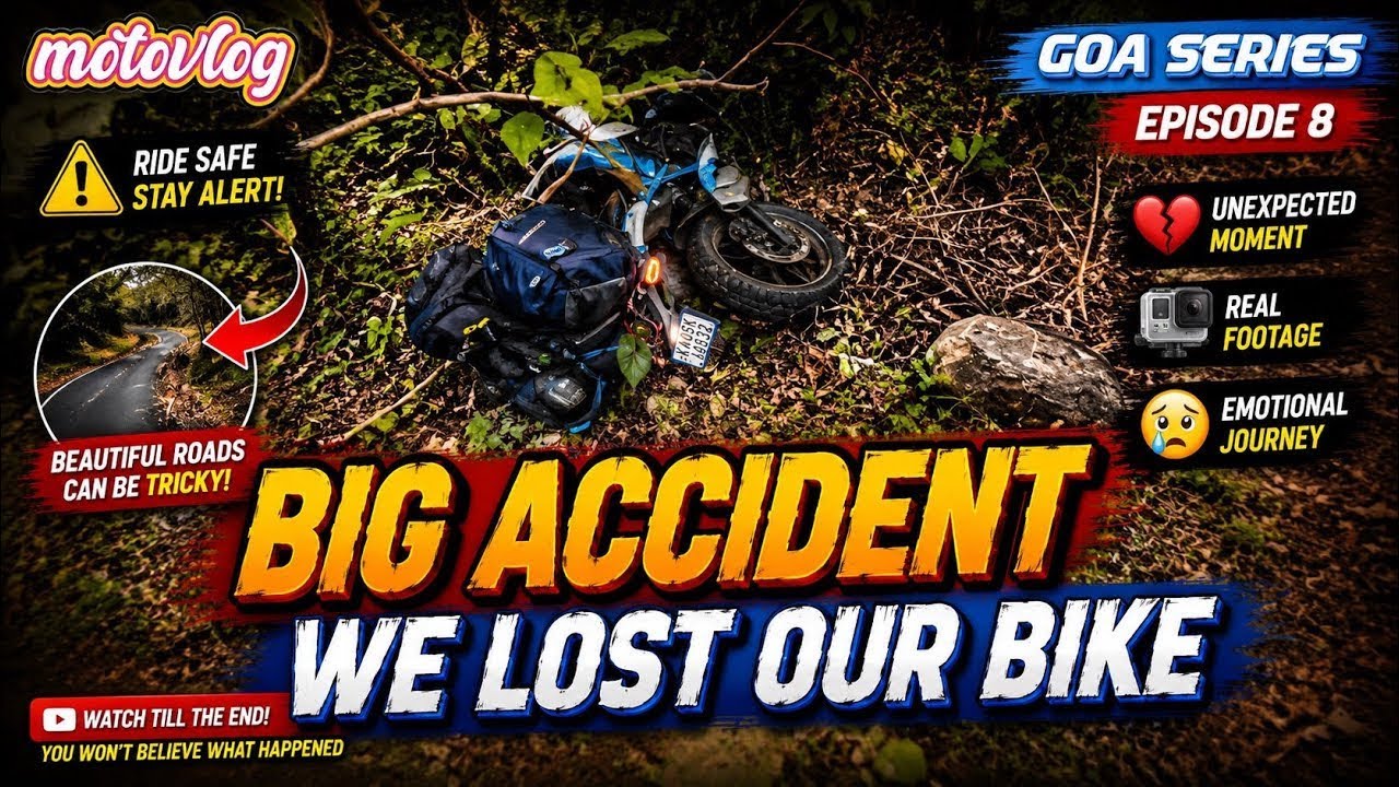 Big Accident | We Lost Our Bike | Goa series | episode 8 | Dandeli To Goa | Part 2