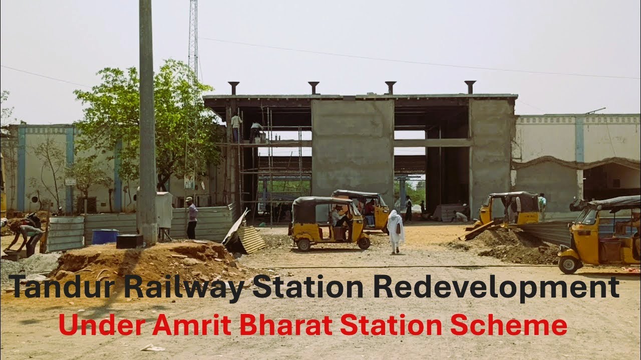 Tandur Railway Station Redevelopment ll Telangana ll March 2025 Progress