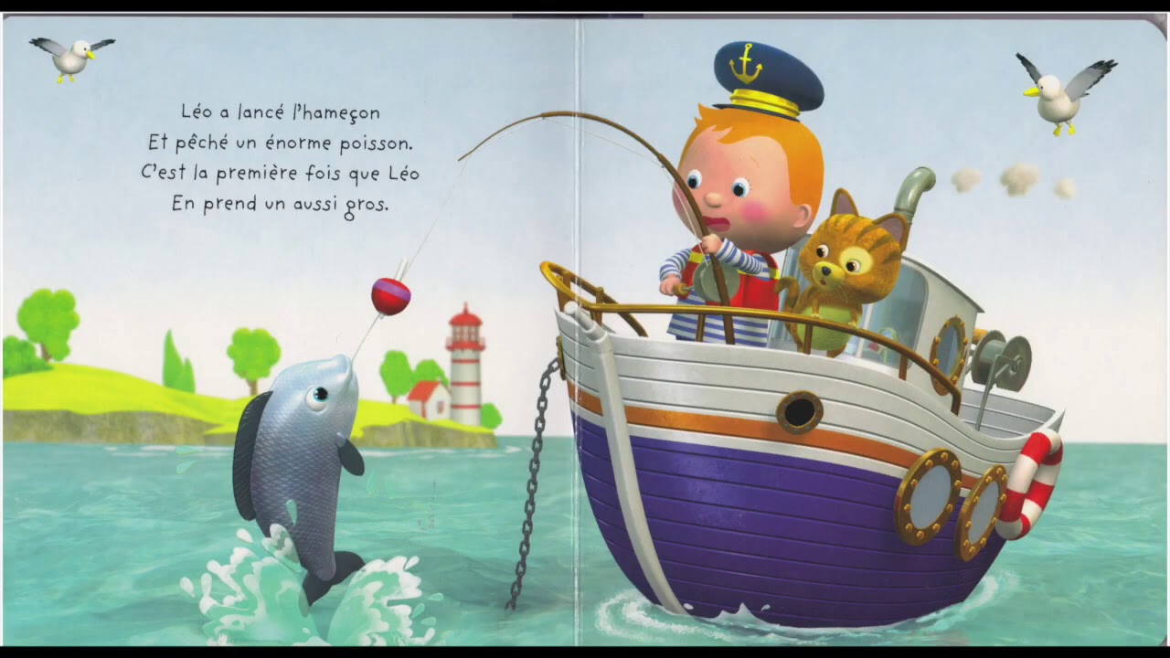 Papa raconte le bateau de Leo