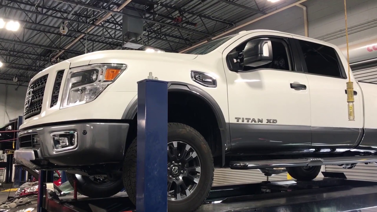 NISSAN TITAN XD TURBO DIESEL CREAK NOISE ON TURNS - EASY FIX!