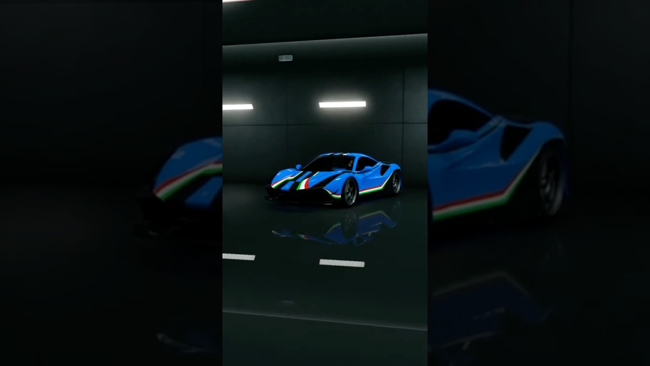 Grotti Turismo Omaggio Customization (Ferrari F8 Tributo) - GTA 5 Online #gta #gtaonline #shorts