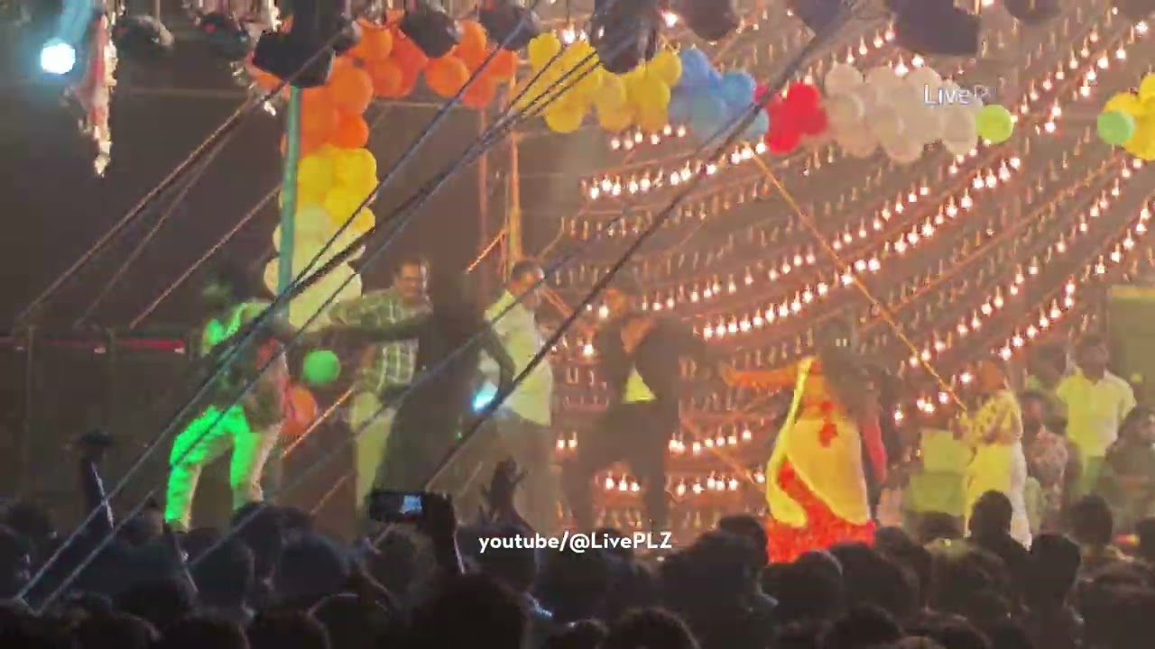 Enniyallo vallo pula jallo song dance singarakonda Tirunala Rockstar Events Ongole Tirunala live PLZ
