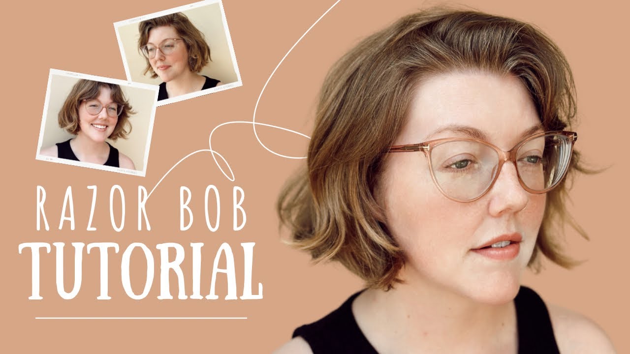 Razor Bob Tutorial - How To Create an Effortless Bob on Wavy/Curly Hair