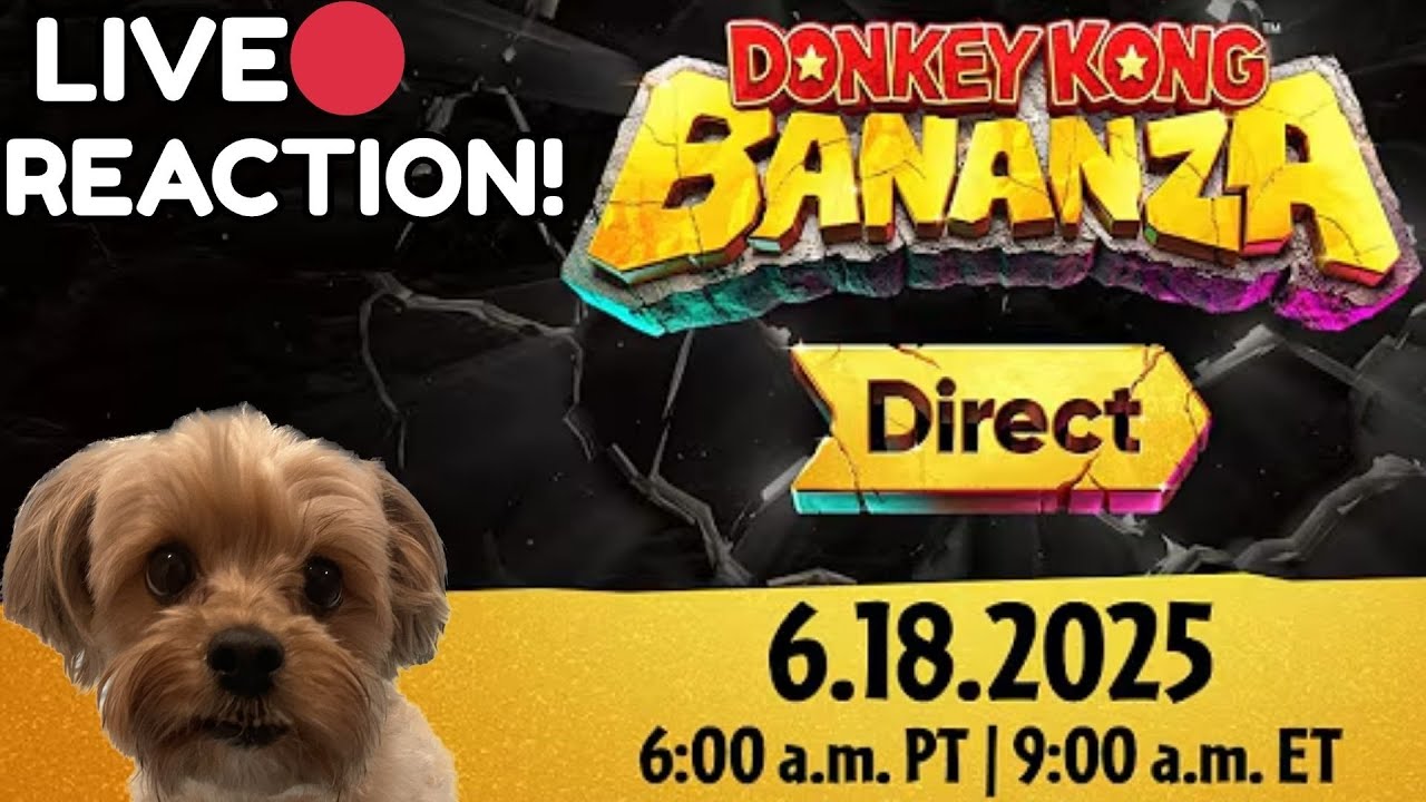 🔴 LIVE - REACTING TO THE DONKEY KONG BANANZA NINTENDO DIRECT! 💥