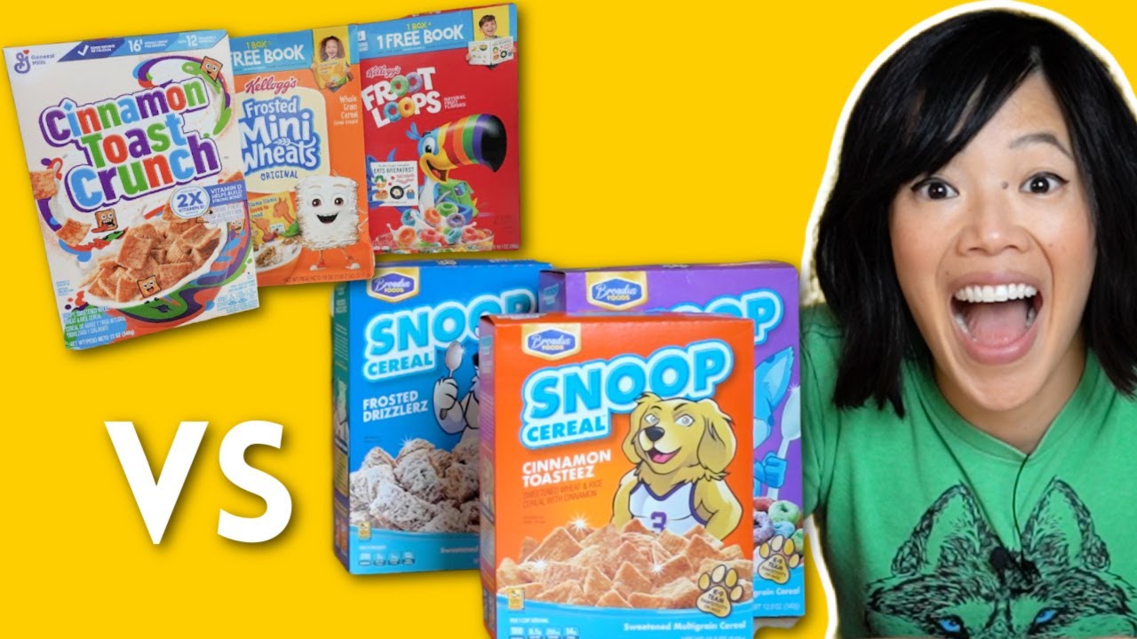 Who Will Win The  Cereal BATTLE?  Snoop Dogg Cereals vs. Childhood Classics |Taste Test