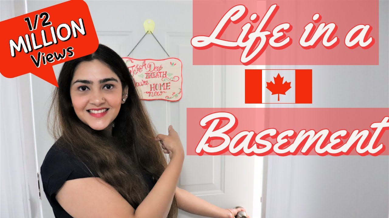 Life In A Basement | Apartment Tour | Life in Canada 🇨🇦