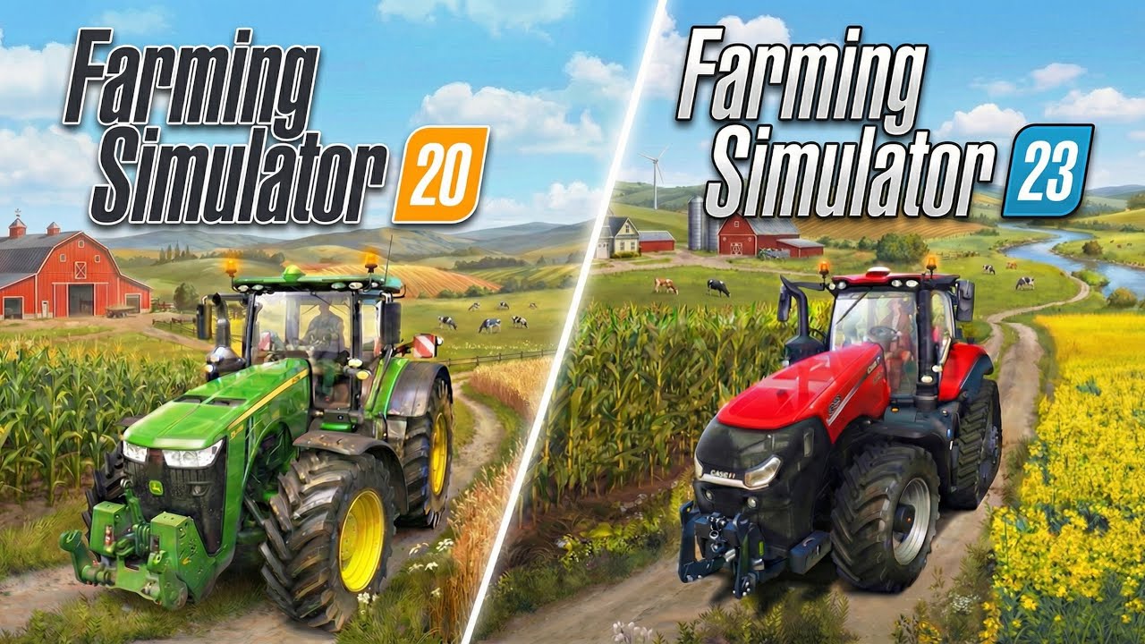 FS20 vs FS23 Gameplay Timelapse | Farming Simulator 20 First Then 23