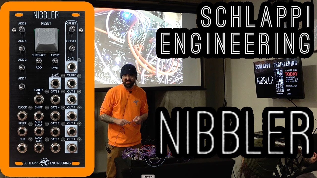 Schlappi Nibbler Launch Demo @ Control Voltage (Portland, OR - Jan 24th, 2024)