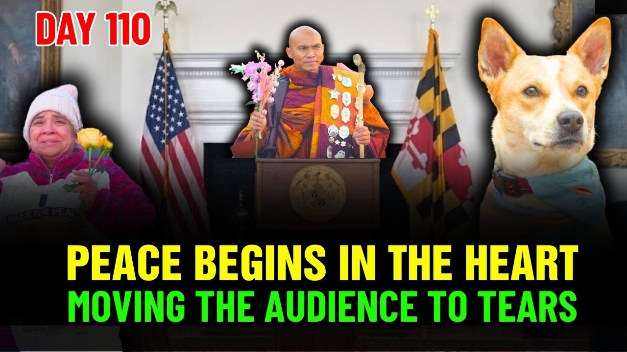 The Maryland Senate Honors Venerable Bhikkhu Panakara after his 2,300 Mile Walk.