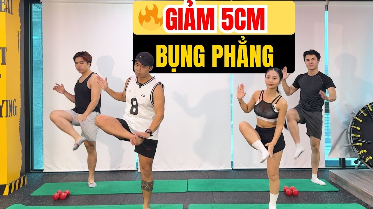 20 phút Giảm Mỡ Bụng tại nhà ĐẢM BẢO BỤNG PHẲNG LÌ