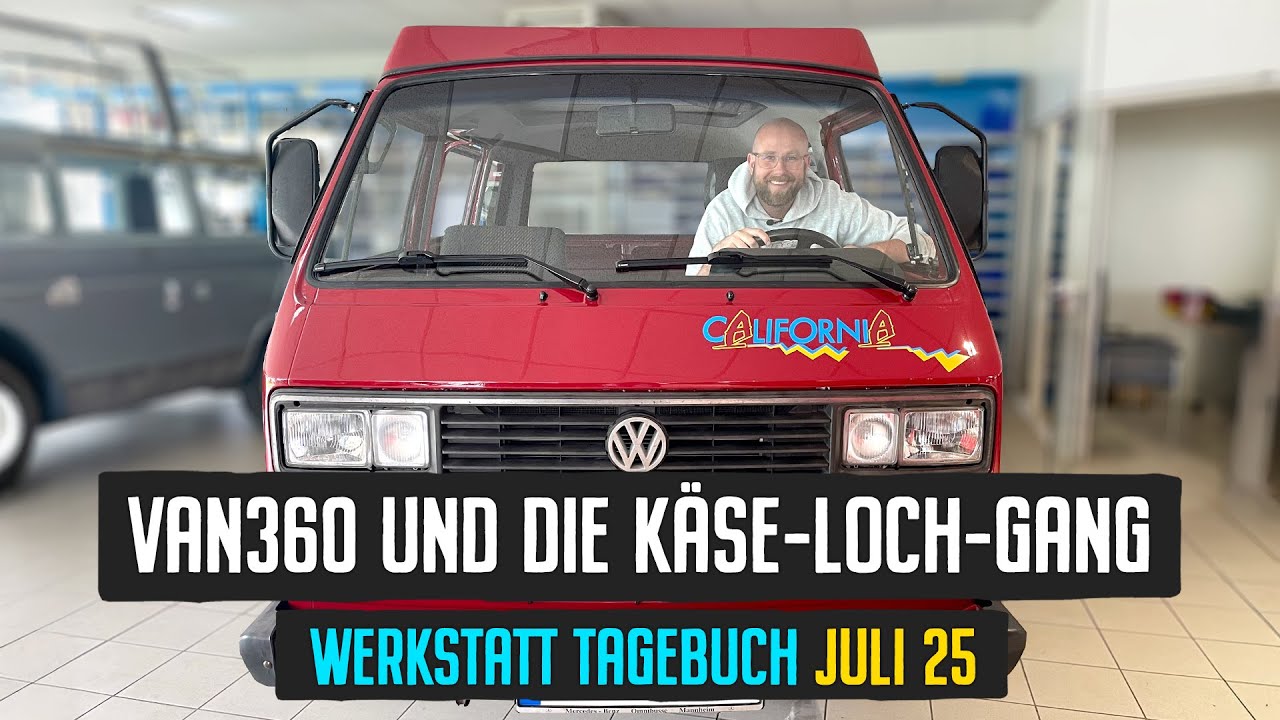 VAN360 und die Käse-Loch-Gang im Werkstatttagebuch | VAN360