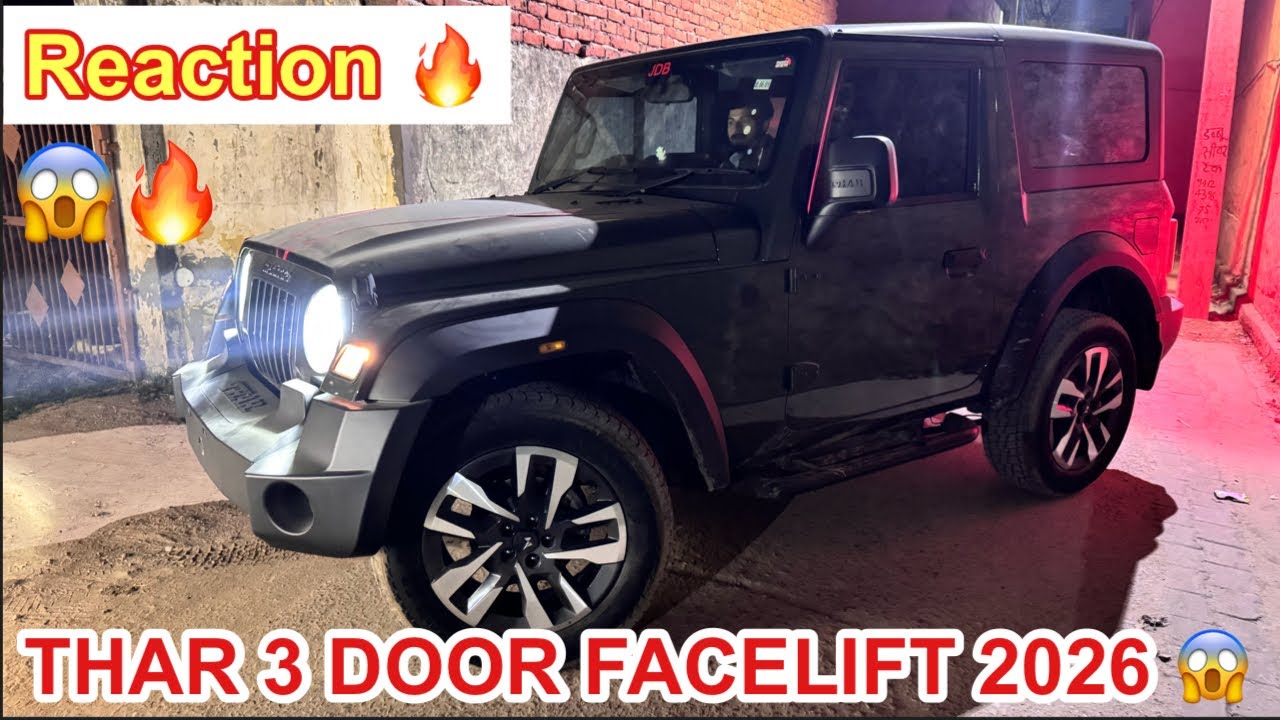 😱Mahindra Thar Reaction video no 2 🔥|| Thar 3 Door Facelift 2026 ✅
