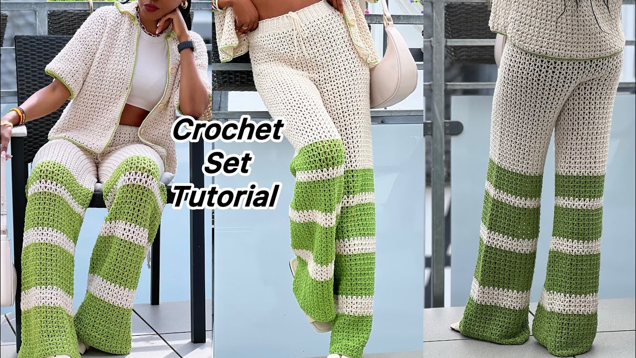 Crochet Easy V - Stitch Pants All Sizes