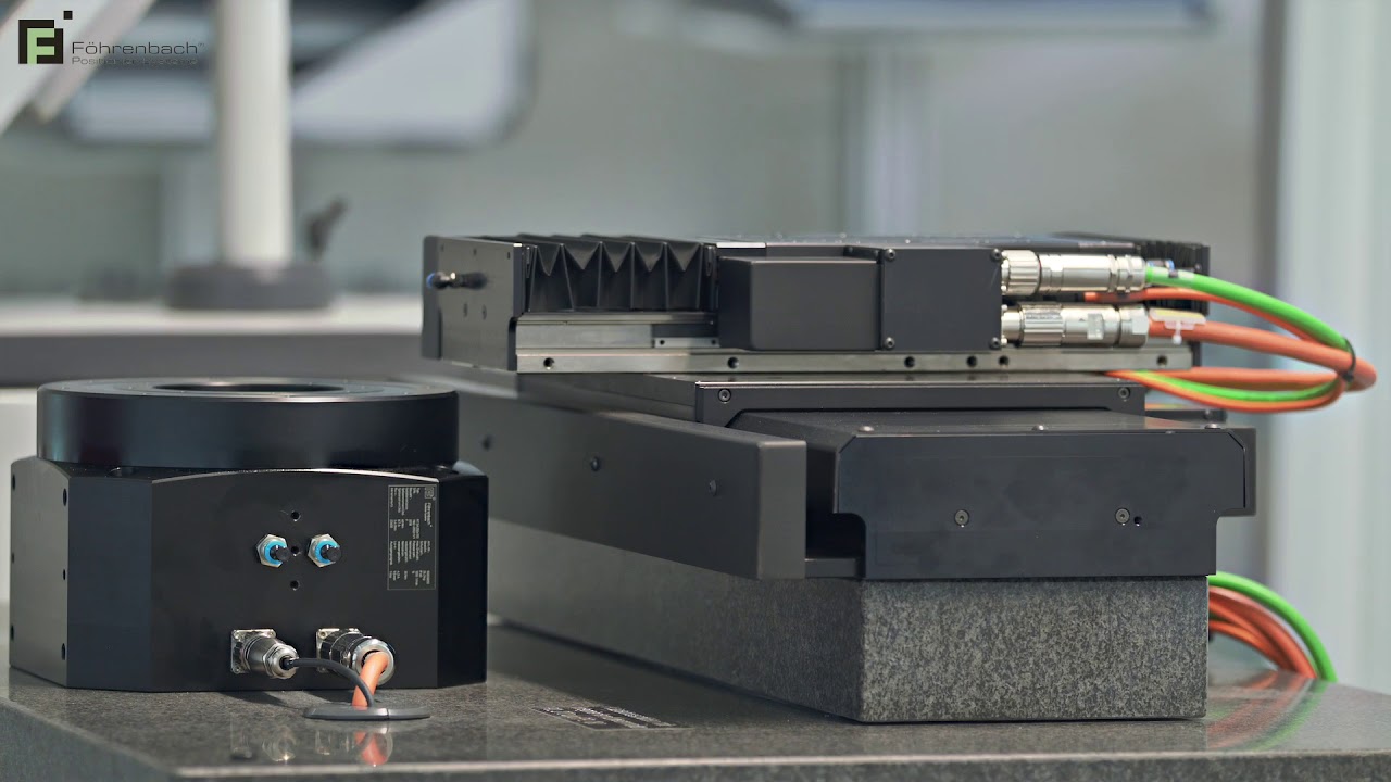 Pr&auml;zisionsachsen mit integriertem Linearmotor der F&ouml;hrenbach GmbH
