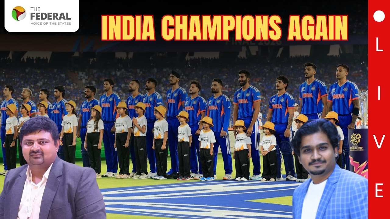 LIVE | India thrash NZ to win T20 World Cup | Historic 3rd title for India