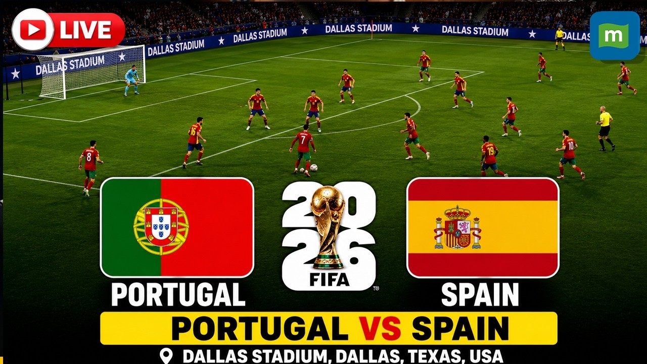 🔴Portugal vs Spain LIVE: FIFA World Cup 2026 Round of 16 | Live Match Today | Dallas Stadium