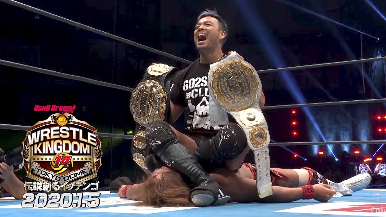 Naito finally wins at the Dome! KENTA hits him in the face! #njwk14