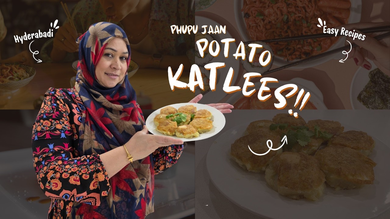 Hyderabadi Katlees Recipe | Keema Stuffed Potato Patties | Traditional Hyderabadi Snack