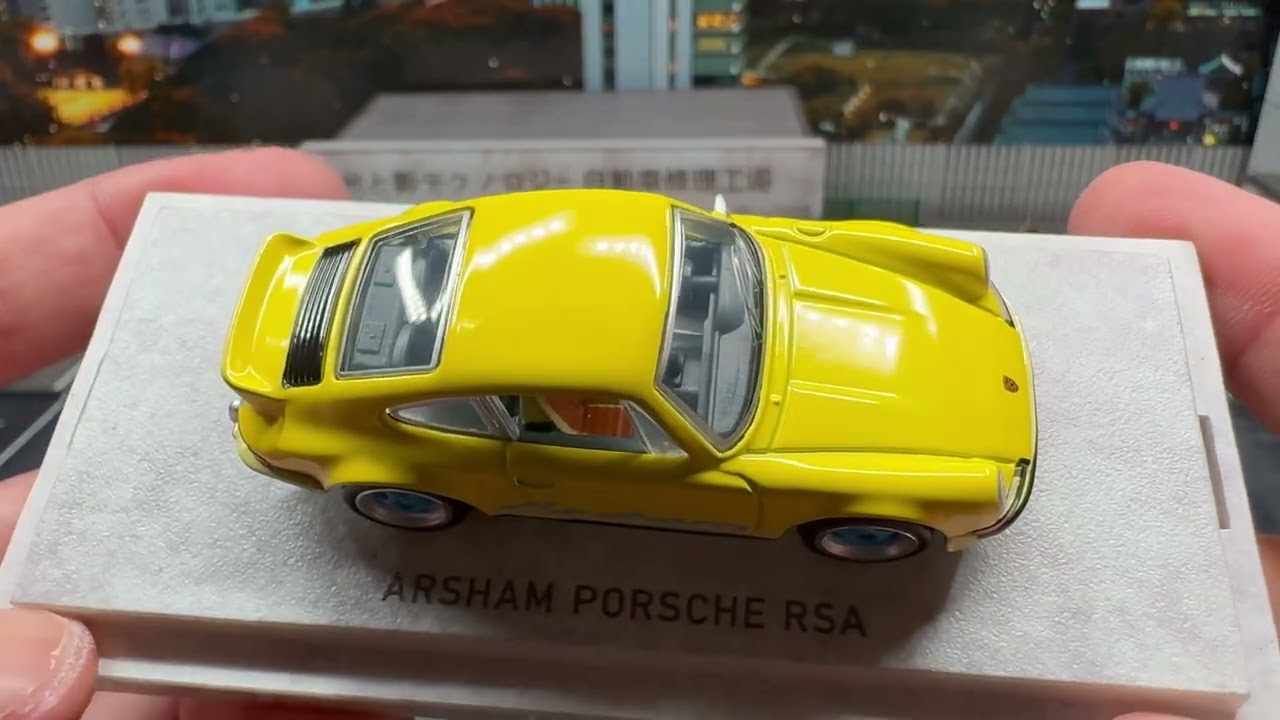 **Mattel Creations Daniel Arsham 911 Carrera RS 2.7**: распаковка, обзор, сравнение и демонстрация.