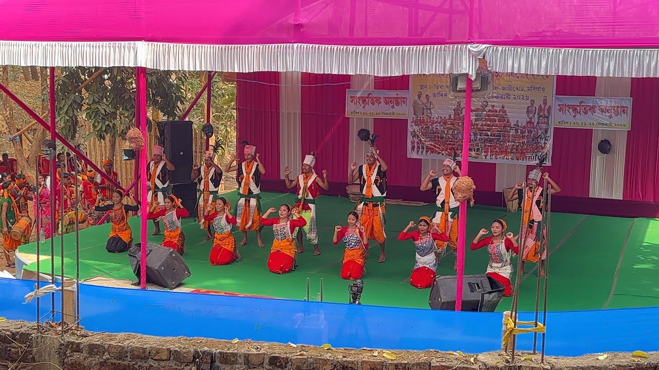 Tiwa folk dance from Morigaon/ performed at 2nd tribal cultural confluence/
