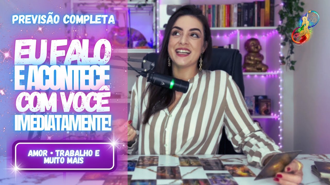 IMEDIATAMENTE: Eu FALO e ACONTECE com VOCÊ #tarot