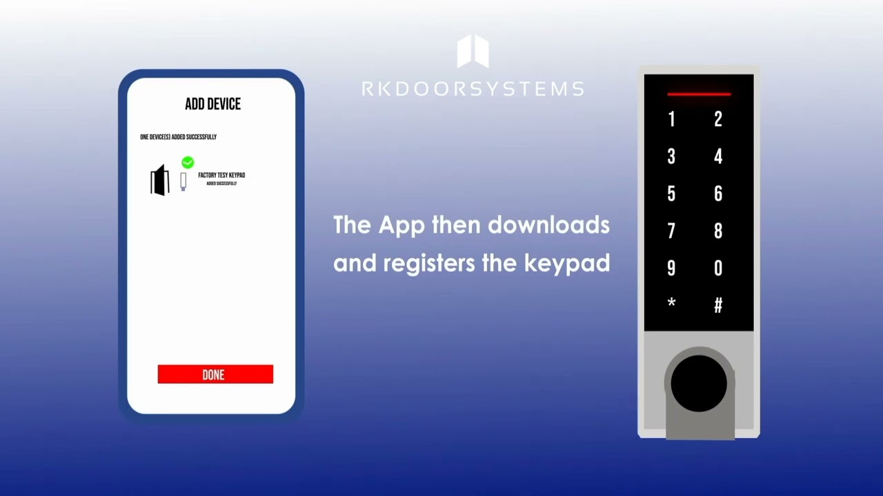 ES2050 Keypad  How to connect the keypad to the Tuya App