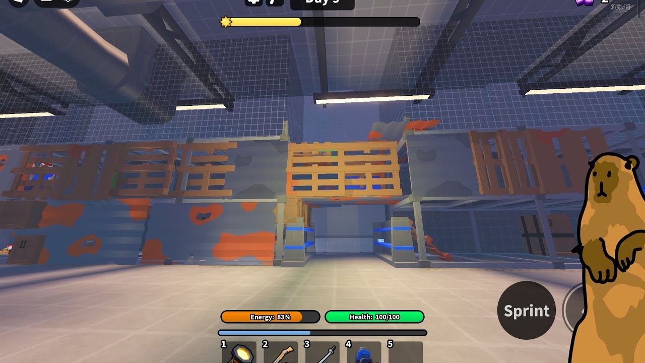 I made a mega base in a supermarket