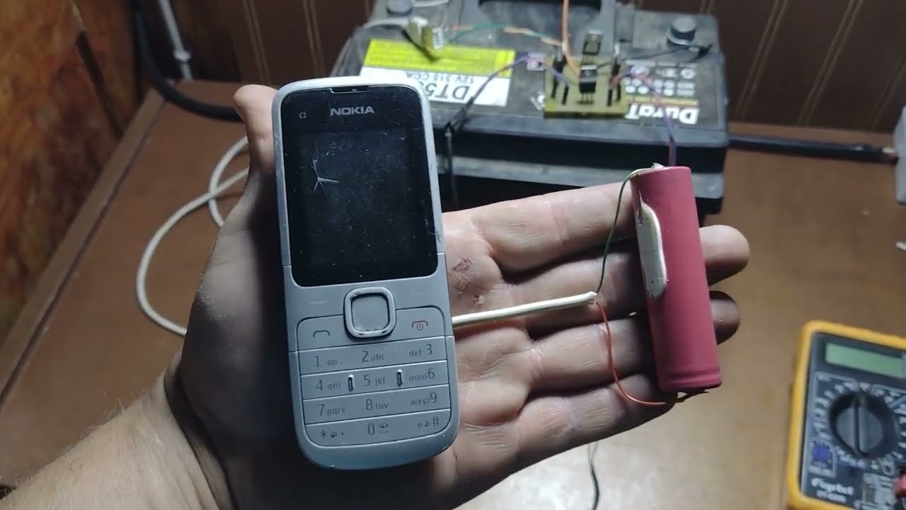 Celular Viejo + BMS Reciclado de bateria mala = 