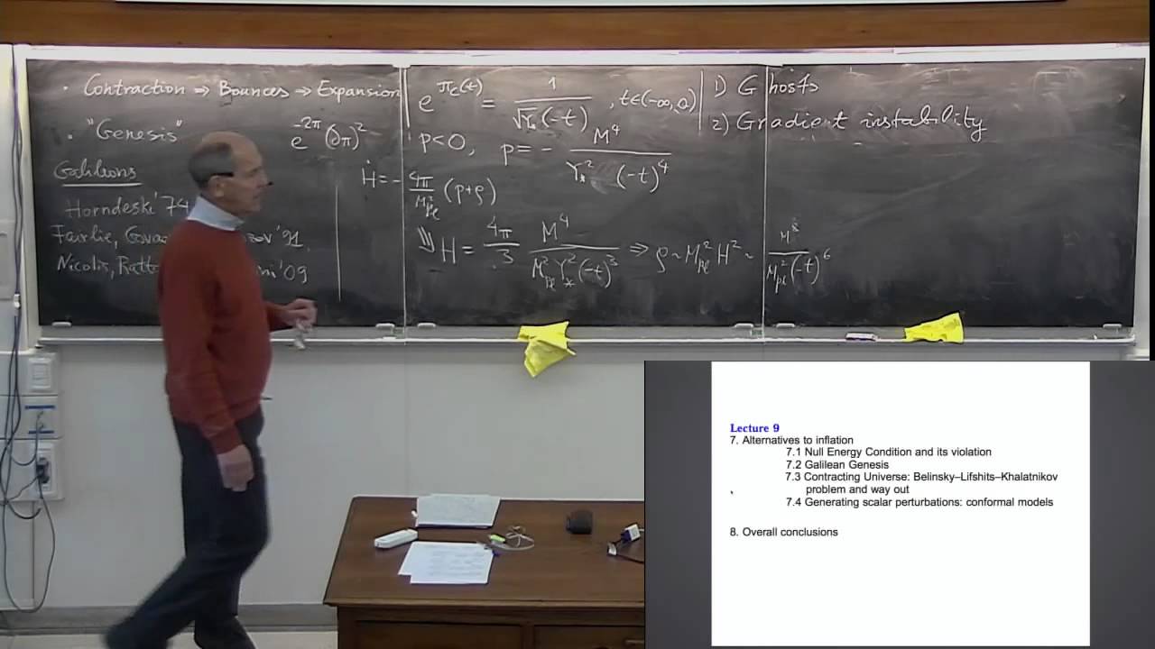 Early Universe - V. Rubakov - lecture 9/9