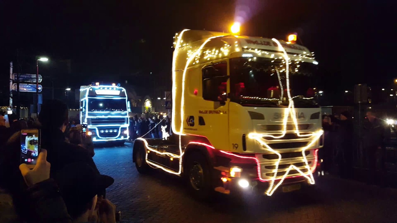 Verlichte truckers parade 2016