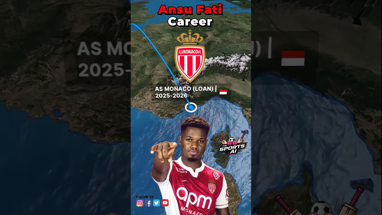 Ansu Fati (AS Monaco) Career Timeline | Football Transfer News 2025