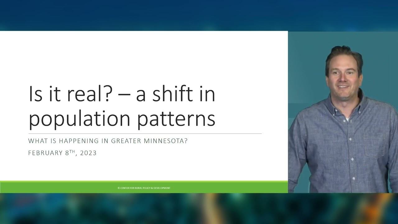What's Happening in Greater Minnesota? - Part 1: Migration and population shifts in rural Minnesota