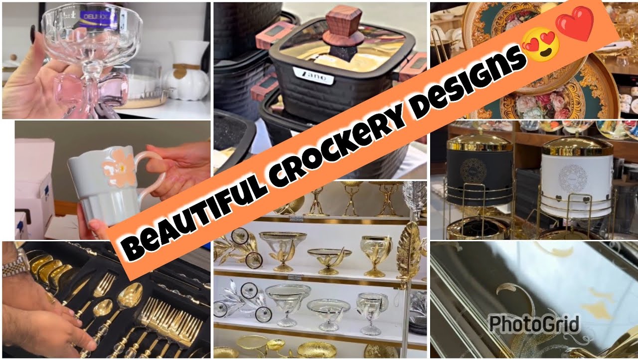 Beautiful crockery design... 2026#crockery #homedecor #diningroomsets #teaaccessories 